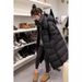girl Girl Yimo Korean Version Thickened Slimming Long Jacket For Women 2025 New Small Size Design White Duck Down Coat_ecoleips.com