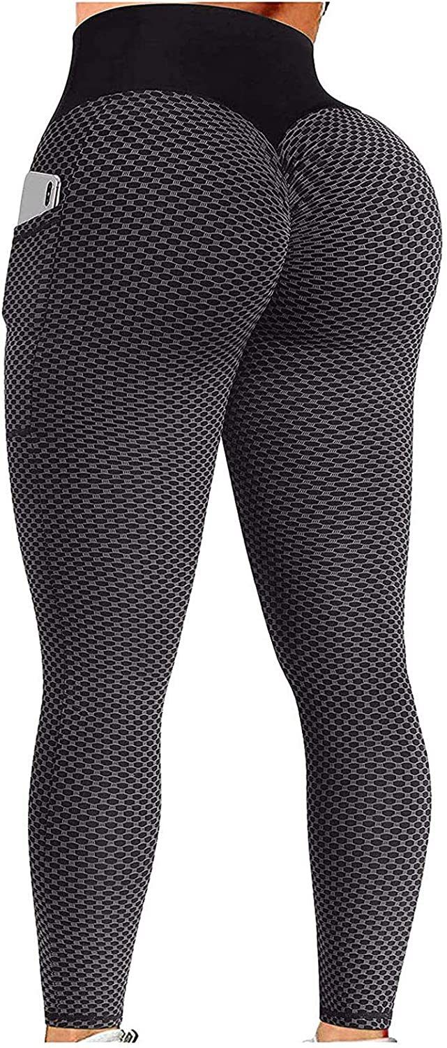 Women's Clothing Hip Lift Yoga Sports Pocket Leggings Large Size_ecoleips.com