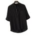 Large Size White Shirt Women's Long-Sleeved Outer Wear Loose Casual Design Sense V-Neck Shirt Top_ecoleips.com