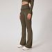 Women’s Clothing High Waist Hip Lace Nude Yoga Pants Running Fitness Flared Pants Sports Casual Trousers_ecoleips.com