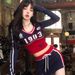 Women's Clothing Women's Sportswear Set Early Autumn Slimming Top Bodycon T-Shirt And Short Skirt Cheerleading Style Dopamine Infused Sweet And Cool_ecoleips.com
