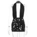 Women's Sparkly Sequin Halter Neck Backless Sleeveless Bodycon Dress Elegant Luxury Style High End Dinner Party Cocktail Evening Dress_ecoleips.com