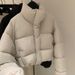 girl Girl Girl Hooded Loose Down Jacket For Women, Mid-Length, 2025 New Winter Simple Puffer Coat, Brand Women's Clothing Wholesale_ecoleips.com