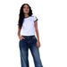 Women's Clothing Bow Embroidery Gothic Cropped Top Streetwear Retro Casual Short Sleeved T Shirt Y2K Clothes_ecoleips.com