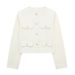 Women's Clothing Flap Round Neck Short Jacket_ecoleips.com