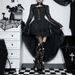 WY23108 Women's Elegant Strapless Gothic Dress Summer New Arrival Dark Style Slim Fit Waist Cinching Sexy Skirt_ecoleips.com
