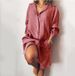 2026 Spring/Summer New Style Bestseller European And American Loose Fit Double Pocket Sleeve Solid Color_ecoleips.com