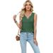 Aria Basics Aria Basics European And American Cross-border Foreign Trade Women's Clothing 2024 Spring-summer New Product V-neck_ecoleips.com