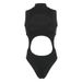 Summer Design Women's Sexy Hollow out Backless Bodysuit Sleeveless Slimming Top European American Style Irregular_ecoleips.com