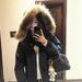 girl Girl 2025 Winter New Thickened American Style High-End Couple's Large Fur Collar Cotton Parka Jacket For Women_ecoleips.com
