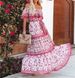 Women's Clothing New One Shoulder Printed Long Swing Dress_ecoleips.com