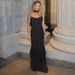 Women's Clothing Suspender Ruffle Suspender Polka Dot Scarf Dress_ecoleips.com