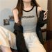 Camisole Vest Women, Summer 2025 Short Cro To, Stylish Slim Fit, Sleeveless Outerwear For Hot Girls, Trendy Student_ecoleips.com