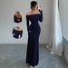 Women's Off-Shoulder Bodycon Dress - Elegant Slim Fit Bandage Dress For Fall_ecoleips.com
