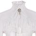 Verve Inner Wear Lolita French Long Sleeve Gothic Style Women's Top Lace Shirt_ecoleips.com