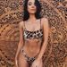 Women's Clothing Split Swimsuit Leopard Print Bikini Gathered Bikini_ecoleips.com
