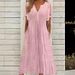 Fashionable, Casual, Loose, High-Waisted Embroidered Solid-Color Dress Is Trendy_ecoleips.com