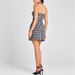 Retro Checkered Halter Neck Mini Dress – High-Waisted A-Line Party Dress With Back Zipper_ecoleips.com