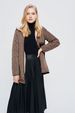 Women's Slim-Fit Mid-Length Hooded Cotton Jacket – Lightweight Winter Coat With Waist Detail & Pockets_ecoleips.com