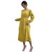 Women's Clothing Autumn New Gentle Style High End Temperament Spring And Autumn Tea Break Long Dress_ecoleips.com