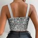 Women's Clothing Fashion Trend Women's Clothing Backless Slim Fit Versatile Sequined Vest Beaded Vest_ecoleips.com