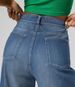 K New Fashionable High Waisted Pants With Rolled Edges And Straight Leg Jeans For Women's Casual Wide Leg Pants_ecoleips.com