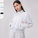 Women's Stand Collar Yoga Jacket Loose Fitting Autumn Winter Casual Running Fitness Top Zipper Cardigan_ecoleips.com