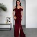 Women's Clothing New Slit Slim Fishtail Suspender Dress_ecoleips.com