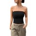 2025 European And American Cross-border Summer New Women's Versatile Fashion Slim-fit Solid Color Waist-cinching Short_ecoleips.com