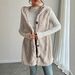 Double-Sided Fleece Hooded Button-Up Vest For Women – Lightweight & Stylish Winter Cardigan (Multiple Colors & Sizes)_ecoleips.com