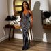 Women's Clothing Hot Diamond Sling Waist Elastic Hip Long Dress_ecoleips.com