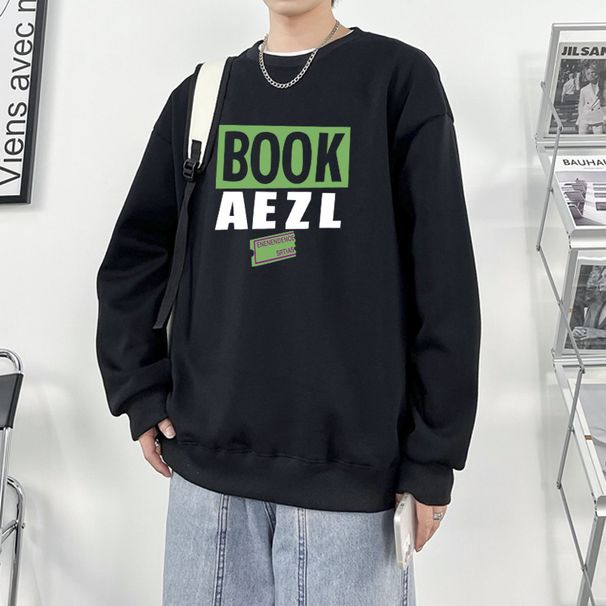 Men's Hong Kong Style Fleece Lined Thickened Hoodie 2023 Autumn New Streetwear Casual Loose Fit Jacket for Trendy Look_ecoleips.com