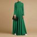 Women's Clothing Street Fashion Women's Collage Long Skirt Long Sleeve High Collar Dress First Hand Source_ecoleips.com