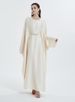 Verve Muslim Women's Clothing Kaftan Batwing Sleeve Embellished Robe Abaya MSL1134_ecoleips.com