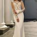 Women's Clothing Size High Waist Slim Hip Backless Lace Long Sleeve Fishtail Wedding Dress Petite Dress_ecoleips.com