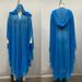 Verve Long Robe Muslim Shawl Hooded Cape Dress Batwing Sleeve Beaded Beige_ecoleips.com