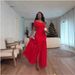 K Women's New Solid Color Sleeveless Sloping Collar Pleated Slim Fit Slit Long Dress. No Necklaces Or Other Accessories_ecoleips.com