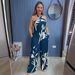 Women's Clothing S10811 Printed Hollow Strap Wide Leg Jumpsuit_ecoleips.com