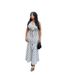 Summer Women's Elegant Polka Dot Sleeveless Slim Fit Fishtail Long Dress New Clothing_ecoleips.com