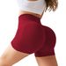 New Cross-border Seamless Yoga Pants With Butt-lifting Effect, High-waisted, High-elasticity, Solid Color, Breathable,_ecoleips.com