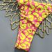 Women's Clothing Color Block Fluorescent Leopard Print Bikini Backless Design Sexy Two Piece Set For Beach Spa Occasions_ecoleips.com