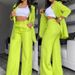 New Autumn Fashion Women's Elegant Set With Pocket Design Jacket And Pants Two-Piece Work Suit_ecoleips.com