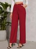 Aria Basics 2025 Cross-Border European And American New Style Spring Autumn Summer Women's Solid Color High Waist Draped Comfortable_ecoleips.com