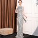 Women's Clothing Evening Dress Elegant And Light Luxury Goddess Style High End Noble Lady Banquet Evening Long Slim Fishtail Dress_ecoleips.com