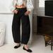 Women's Clothing Loose Jeans High Waist Slim Stretch Harem Pants Hot Girl Style Wide Leg Pants_ecoleips.com