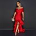 Women's Clothing Sexy One Shoulder Tube Top Hip Wrapped Elastic Waist Mopping Lace Dress_ecoleips.com