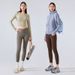 New Autumn/winter Base Layer Women's Outerwear High Waisted Tummy Control And Butt Lifting Sports Yoga Pants With Fleece Lining And Skin Friendly_ecoleips.com