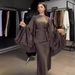 Women's Clothing round neck bat sleeve top casual skirt elegant suit female_ecoleips.com