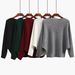 Off-Shoulder Batwing Sweater – Oversized Slouchy Knit Top (Viscose-Polyester Blend, 12 Colors, One-Size Fits US 6-14)_ecoleips.com