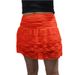 Bohemian Lace Tiered Mini Skirt – Low Waist Sexy Summer Skirt For Women, Floral Embroidery, Stretchy & Comfortable_ecoleips.com